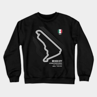 Mexico City Race Track (B&W) Crewneck Sweatshirt